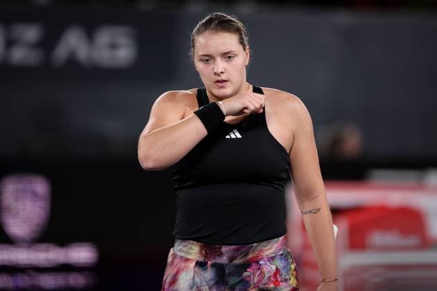 TENNIS - WTA, Tennis Damen Upper Austria Ladies Linz LINZ,AUSTRIA,08.FEB.23 - TENNIS - WTA Tour, Upper Austria Ladies Linz. Image shows Jule Niemeier (GER).  GEPAxpictures xManfredxBinder