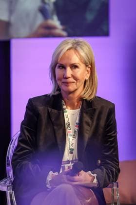 TENNIS - WTA, Tennis Damen Upper Austria Ladies Linz LINZ,AUSTRIA,10.FEB.23 - TENNIS - WTA Tour, Upper Austria Ladies Linz. Image shows president Micky Lawler (WTA).  GEPAxpictures xManfredxBinder