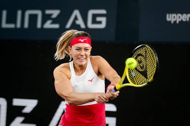 TENNIS - WTA, Tennis Damen Upper Austria Ladies Linz LINZ,AUSTRIA,10.FEB.23 - TENNIS - WTA Tour, Upper Austria Ladies Linz. Image shows Dalma Galfi (HUN).  GEPAxpictures xManfredxBinder