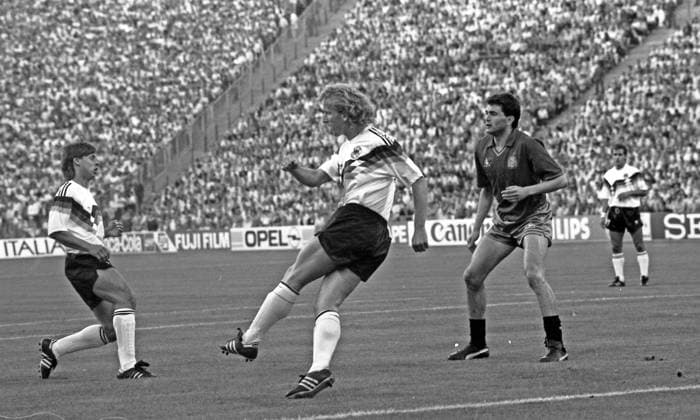 17 06 88 Germany Spain Germany, Munich, 17 06 1988, football, European Championship EM 1988 in Germany, Germany Spain 2 0 Andreas Brehme Germany