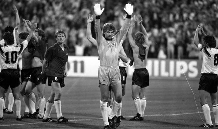 17 06 88 Germany Spain Germany, Munich, 17 06 1988, football, European Championship EM 1988 in Germany, Germany Spain 2 0 Eike Immel Germany
