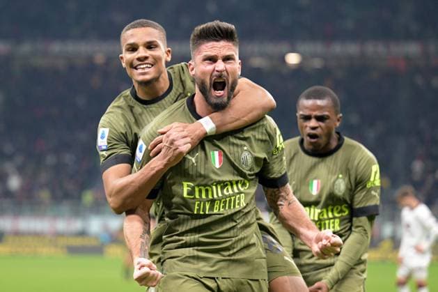 Sport Themen der Woche KW06 Sport Bilder des Tages MILAN - Olivier Giroud of AC Milan celebrates his goal during the Italian Serie A match between AC Milan and Torino FC at San Siro stadium on February 10, 2023 in Milan, Italy. AP Dutch Height Serie A Italy 2022 2023 xVIxANPxSportx xGerritxvanxKeulenxIVx *** MILAN Olivier Giroud of AC Milan celebrates his goal during the Italian Serie A match between AC Milan and Torino FC at San Siro stadium on February 10, 2023 in Milan, Italy AP Dutch Height Serie A Italy 2022 2023 xVIxANPxSportx xGerritxvanxKeulenxIVx 462511422 originalFilename: 462511422.jpg
