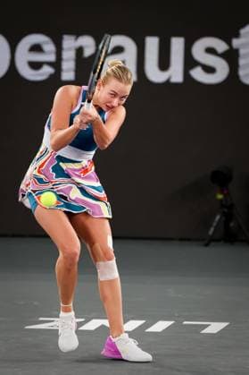 TENNIS - WTA, Tennis Damen Upper Austria Ladies Linz LINZ,AUSTRIA,11.FEB.23 - TENNIS - WTA Tour, Upper Austria Ladies Linz. Image shows Anastasia Potapova (RUS).  GEPAxpictures xManfredxBinder