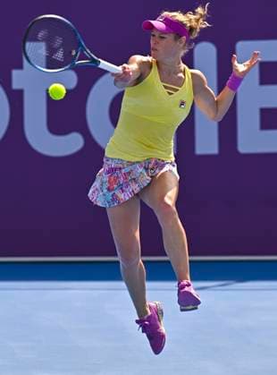 Qatar TotalEnergies Open 2023 Laura Siegemund of Germany in action during her 1st round Qualifying match against Marie Bouzkova of Czech Republic at the WTA, Tennis Damen Qatar TotalEnergies Open tennis tournament at the Khalifa International Tennis Complex in Doha, Qatar, 11 February 2023 Doha Qatar  Copyright: xNoushadxThekkayilx originalFilename:varittyakkal-wtaqatar230211_npGW4.jpg