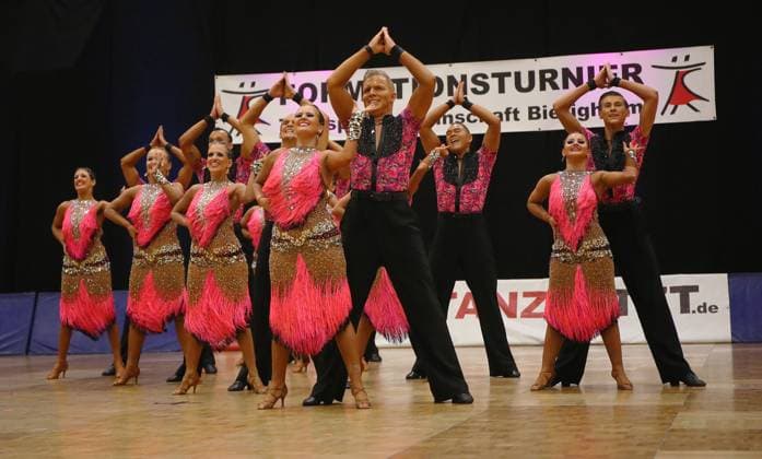 BAU 11 02 2023 Bietigheim Dancing National League Latin Formation in Bietigheim, TSG Bietigheim A