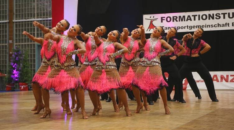 BAU 11 02 2023 Bietigheim Dancing National League Latin Formation in Bietigheim, TSG Bietigheim A
