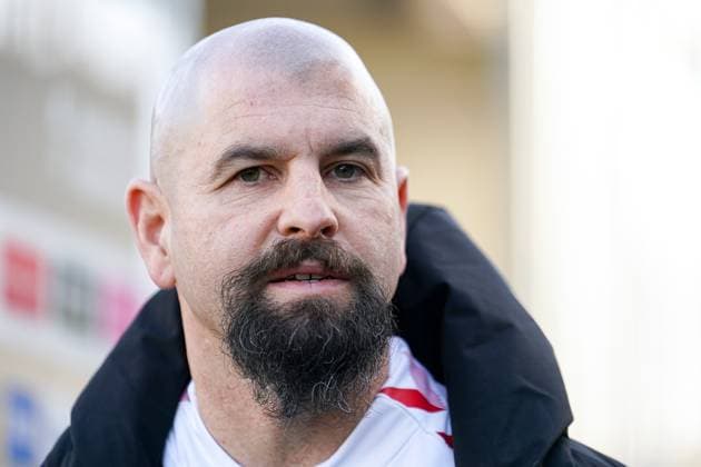 Sascha Glass coach, head coach, 1 FC Cologne , single image, single photo, action, action, portrait, portrait, 12 02 2023, Sinsheim Hoffenheim Germany , football, Flyeralarm Frauen Bundesliga, TSG 1899 Hoffenheim 1 FC Köln, 12 02 2023, Sinsheim Hoffenheim Germany , Football, Flyeralarm Frauen Bundesliga, TSG 1899 Hoffenheim 1 FC Köln, DFB DFL REGULATES PROHIBIT ANY USE OF PHOTOGRAPHS AS IMAGE SEQUENCES AND OR QUASI VIDEO xozx