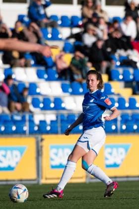 Jana Feldkamp TSG Hoffenheim, 31 on the ball, GER, TSG 1899 Hoffenheim vs 1 FC Koeln, Football Flyeralarm Womens Bundesliga, 12 Matchday, Season 2022 2023, 12 02 2023 GER, TSG 1899 Hoffenheim vs 1 FC Koeln, Football Flyeralarm Womens Bundesliga, 12 Matchday, Season 2022 2023, 12 02 2023 Hoffenheim Copyright: xEibner Memmlerx EP_MMR
