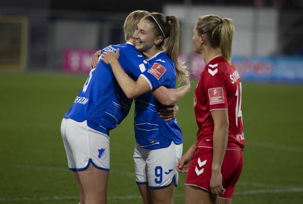 FLYERALARM Frauen-Bundesliga match between TSG 1899 Hoffenheim and FC Koeln at the Dietmar-Hopp Stadion, Hoffenheim, Germany Dana Roesiger SPP Copyright: xDanaxRoesiger xSPPx dana_roesiger_sports_press_photo_176319