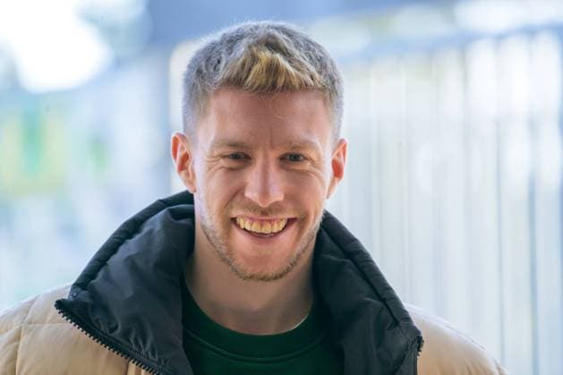 GER, 1 FBL, Werder Bremen training 14 02 2023, training ground at wohninvest WESERSTADION Platz 4 5, Bremen, GER, 1 FBL, Werder Bremen training Mitchell Weiser Werder Bremen 08 arrives at stadium in plain clothes z zt injured nordphotoxGmbHxx xKokenge nph00001
