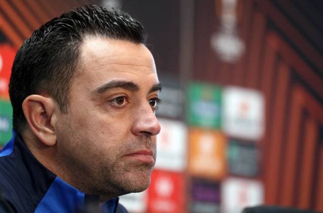 Xavi Hernandez press conference, PK, Pressekonferenz Xavi Hernandez during the press conference prior to the UEFA Europa League match against Manchester United, ManU in Barcelona, on 15th February 2023. Barcelona Barcelona Spain  Copyright: xUrbanandsportx originalFilename:urbanandsport-xavihern230215_npQlO.jpg
