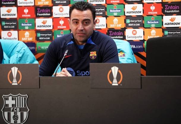 Football, EL, FC Barcelona Press Conference