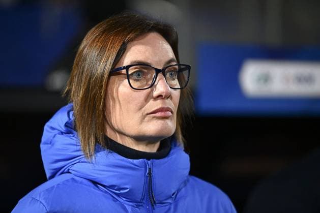Football, Women, Frances football federation sacks national coach Corinne Diacre, archive images