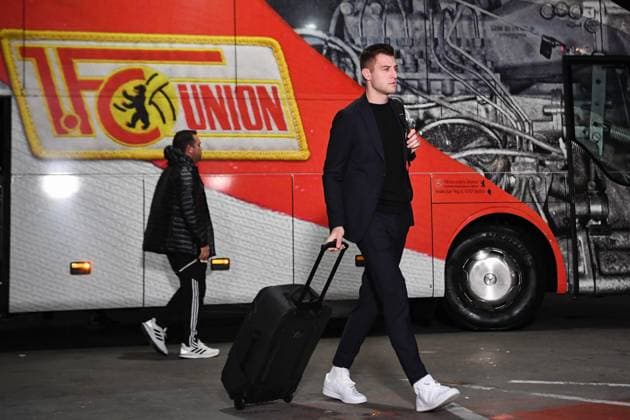 Football, men, season 2022 2023, Europa League Play Offs to the round of 16, first leg , Ajax Amsterdam 1 FC Union Berlin, Robin Knoche 1 FC Union Berlin , 16 02 2023, Copyright: xMatthiasxKochx