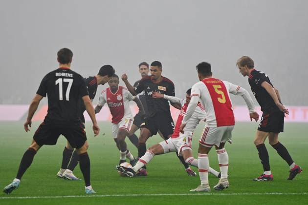AMSTERDAM, 16-02-2023 , JohanCruyff Arena, season 2022 2023 , Europa League match between Ajax and Union Berlin, Union Berlin player Danilho Doekhi during the match Ajax - Union Berlin Ajax - Union Berlin  x19917267x Copyright: