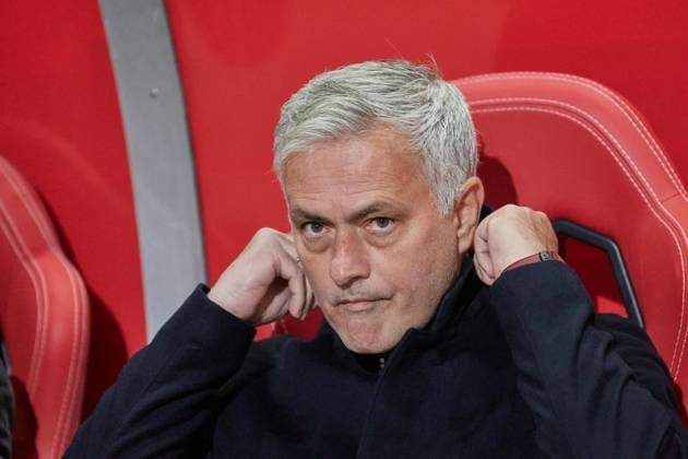 Salzburg, Austria 16 February 2023 Europa League 2022 2023 RB Salzburg vs AS Roma Pictured Coach Jose Mourinho AS Roma Stadium Salzburg Copyright: xFotostandx xWassmuthx