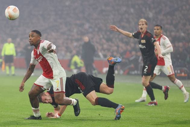 AMSTERDAM, 16-02-2023 , JohanCruyff Arena, season 2022 2023 , Europa League match between Ajax and Union Berlin, Ajax player Steven Bergwijn during the match Ajax - Union Berlin Ajax - Union Berlin  x19917522x Copyright: