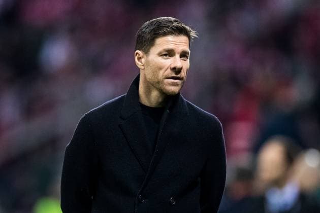 UEFA Europa League Play off, Bayer 04 Leverkusen AS Monaco 16 02 2023 Xabi Alonso coach Bayer 04 Leverkusen on the way to the interviews UEFA Europa League Play off, Bayer 04 Leverkusen AS Monaco, Leverkusen, BayArena Copyright: xBEAUTIFULxSPORTS Wunderlx