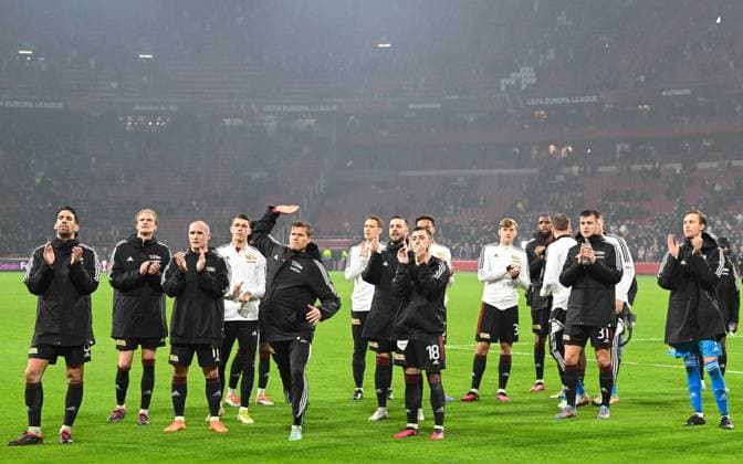 Football, Men, 2022 2023 season, Europa League Play Offs to the Round of 16, first leg , Ajax Amsterdam 1 FC Union Berlin, 1 FC Union Berlin players , 16 02 2023, Copyright: xMatthiasxKochx