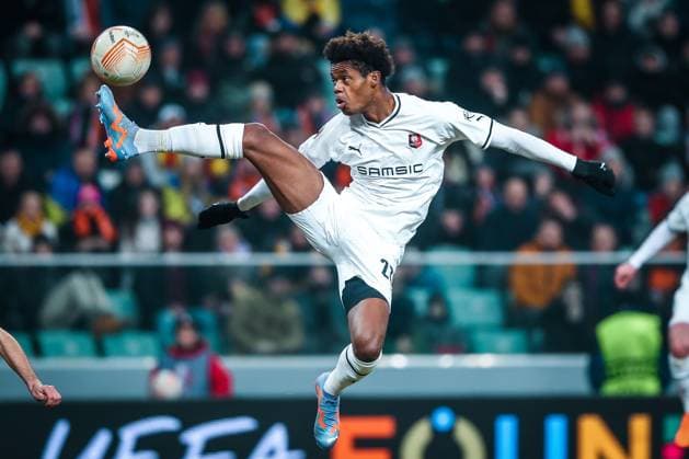 16.02.2023 Warszawa Pilka nozna UEFA Liga Europy 2022 2023, 1 16 finalu Szachtar Donieck - Stade Rennes FC N z Warmed Omari Foto Adam Starszynski PressFocus 16.02.2023 Warsaw Football UEFA Europa League 2022 2023, round 1 of 16 Shakhtar Donetsk - Stade Rennes FC Warmed Omari Credit Adam Starszynski PressFocus NEWSPIX.PL --- Newspix.pl  20230216PF_AS147