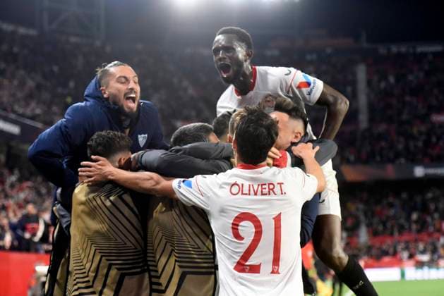 UEFA Europa League Knockout Round Play Offs Sevilla vs PSV Eindhoven at Ramon Sanchez Pizjuan Stadium, Sevilla, Spain, 16th February 2023 SEVILLE 15 02 2023 UEL ELIMINATORY ROUND UEL ESTADIO SANCHEZ PIZJUAN SEVILLAFC PSV EINDHOVEN 900 Cordon Press  900 CordonxPress LOF - Sevilla vs PSV Eindhoven