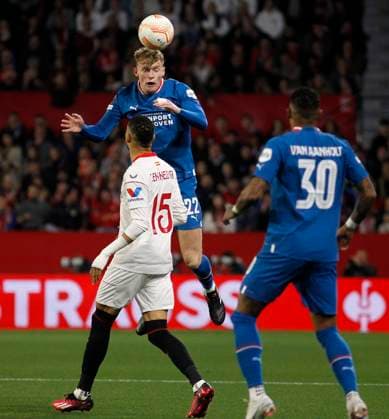 UEFA Europa League Knockout Round Play Offs Sevilla vs PSV Eindhoven at Ramon Sanchez Pizjuan Stadium, Sevilla, Spain, 16th February 2023 SEVILLE 15 02 2023 UEL ELIMINATORY ROUND UEL ESTADIO SANCHEZ PIZJUAN SEVILLAFC PSV EINDHOVEN 900 Cordon Press  900 CordonxPress LOF - Sevilla vs PSV Eindhoven