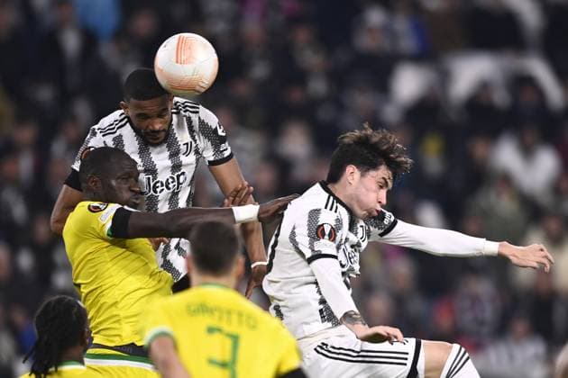 Foto Fabio Ferrari LaPresse 16 Febbraio 2023 - Torino, Italia - calcio - Juventus vs Nantes - UEFA Europa League - Spareggi andata - Juventus Stadium. Nella foto: Bremer (Juventus F.C.) February 16, 2023 Turin, Italy - sport, calcio - Juventus vs Nantes - UEFA Europa League - Play off -1st leg- Juventus Stadium. In the pic: Bremer (Juventus F.C.)  Copyright: xFabioxFerrari LaPressex