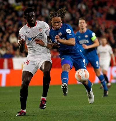 UEFA Europa League Knockout Round Play Offs Sevilla vs PSV Eindhoven at Ramon Sanchez Pizjuan Stadium, Sevilla, Spain, 16th February 2023 SEVILLE 15 02 2023 UEL ELIMINATORY ROUND UEL ESTADIO SANCHEZ PIZJUAN SEVILLAFC PSV EINDHOVEN 900 Cordon Press  900 CordonxPress LOF - Sevilla vs PSV Eindhoven