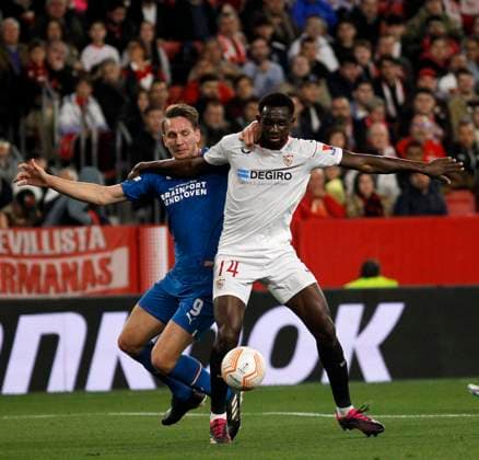 UEFA Europa League Knockout Round Play Offs Sevilla vs PSV Eindhoven at Ramon Sanchez Pizjuan Stadium, Sevilla, Spain, 16th February 2023 SEVILLE 15 02 2023 UEL ELIMINATORY ROUND UEL ESTADIO SANCHEZ PIZJUAN SEVILLAFC PSV EINDHOVEN 900 Cordon Press  900 CordonxPress LOF - Sevilla vs PSV Eindhoven