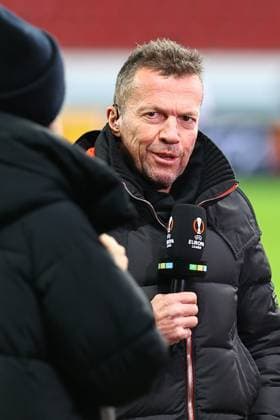 TV Expert Lothar Matthias Bayer 04 Leverkusen vs AS Monaco, football, UEFA Europa League, knockout round play off first leg, 2022 2023 season, 16 02 2023 Leverkusen North Rhine Westphalia Germany Copyright: xkolbert-press AntxPalmerx