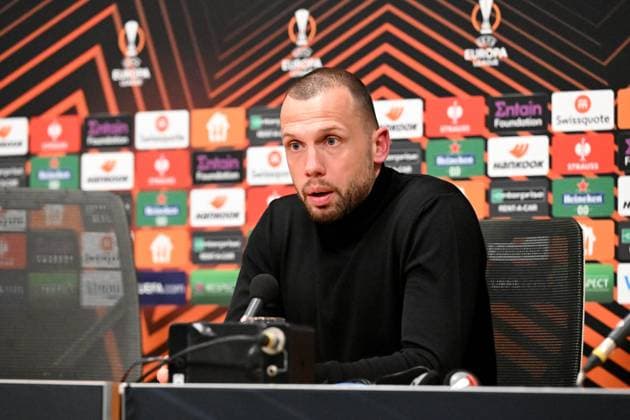Football, men, season 2022 2023, Europa League Play Offs to the round of 16, first leg , Ajax Amsterdam 1 FC Union Berlin 0 0 , coach Johnny Heitinga Ajax Amsterdam , 16 02 2023, Copyright: xMatthiasxKochx