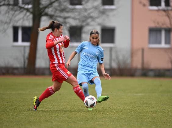 Football, Women, Regionalliga Nordost, Season 2022 2023 14 Matchday , 1 FC Union Berlin FC Viktoria 89, v l Katja Orschmann 1 Women 1 FC Union , Aylin Yaren, 18 02 2023, Copyright: xMatthiasxKochx