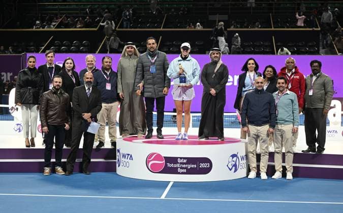 2023 WTA Qatar TotalEnergies Open Womans Single Final Iga Swiatek POL