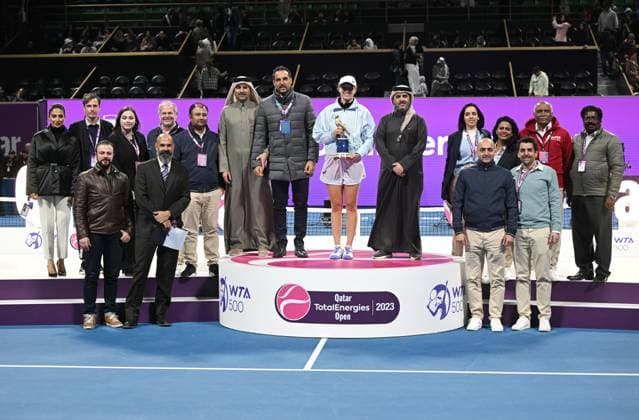 2023 WTA Qatar TotalEnergies Open Womans Single Final Iga Swiatek POL