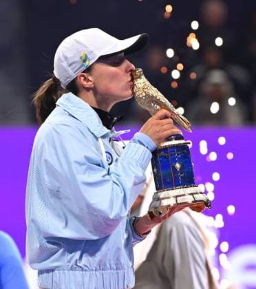 2023 WTA Qatar TotalEnergies Open Womans Single Final Winner Iga Swiatek POL