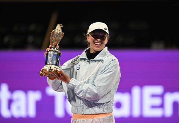 2023 WTA Qatar TotalEnergies Open Womans Single Final Winner Iga Swiatek POL