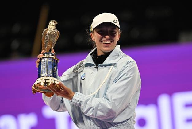 2023 WTA Qatar TotalEnergies Open Womans Single Final Winner Iga Swiatek POL