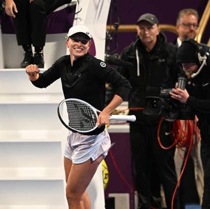 2023 WTA Qatar TotalEnergies Open Womans Single Final Winner Iga Swiatek POL