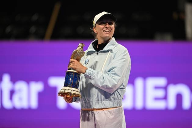 2023 WTA Qatar TotalEnergies Open Womans Single Final Winner Iga Swiatek POL