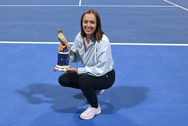 2023 WTA Qatar TotalEnergies Open Womans Single Final Winner Iga Swiatek POL