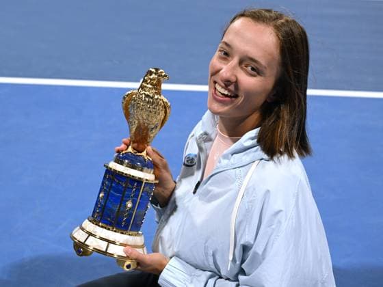 2023 WTA Qatar TotalEnergies Open Womans Single Final Winner Iga Swiatek POL