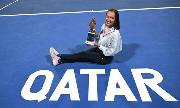 2023 WTA Qatar TotalEnergies Open Womans Single Final Winner Iga Swiatek POL