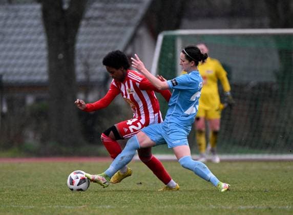 Football, Women, Regionalliga Nordost, Season 2022 2023 14 Matchday , 1 FC Union Berlin FC Viktoria 89 3 4 , v l Naika Reissner 1 Women 1 FC Union , Corinna Statz FC Viktoria 1889 Berlin , 18 02 2023, Copyright: xMatthiasxKochx