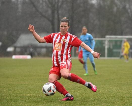 Football, Women, Regionalliga Nordost, Season 2022 2023 14 Matchday , 1 FC Union Berlin FC Viktoria 89 3 4 , Dina Orschmann 1 Women 1 FC Union , 18 02 2023, Copyright: xMatthiasxKochx