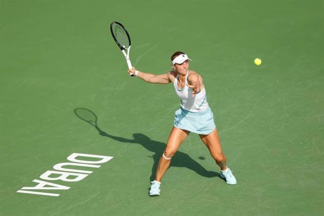 Sport Themen der Woche KW07 Sport Bilder des Tages Liudmila Samsonova Tennis - Dubai Tennis Championships 2023 - WTA, Tennis Damen - Dubai Duty Free Tennis Stadium - Dubai - - United Arab Emirates - 19 February 2023. *** Liudmila Samsonova Tennis Dubai Tennis Championships 2023 WTA Dubai Duty Free Tennis Stadium Dubai United Arab Emirates 19 February 2023 Copyright: xJuergenxHasenkopfx