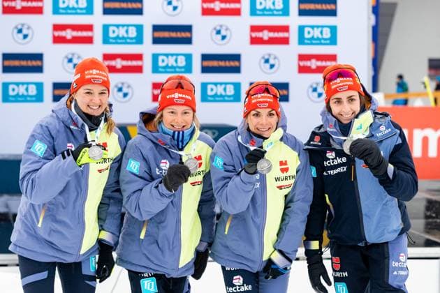 Biathlon, World Championships in Oberhof, Award Ceremonies for the Relays
