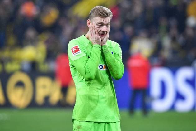 Sport Themen der Woche KW07 Sport Bilder des Tages Fussball, Herren, Saison 2022 2023, 1. Bundesliga (21. Spieltag), Borussia Dortmund - Hertha BSC, Torwart Oliver Christensen (Hertha BSC) enttaeuscht , 19.02. 2023, *** Football, men, season 2022 2023, 1 Bundesliga 21 matchday , Borussia Dortmund Hertha BSC, goalkeeper Oliver Christensen Hertha BSC disappointed , 19 02 2023, Copyright: xSebastianxRäppold MatthiasxKochx