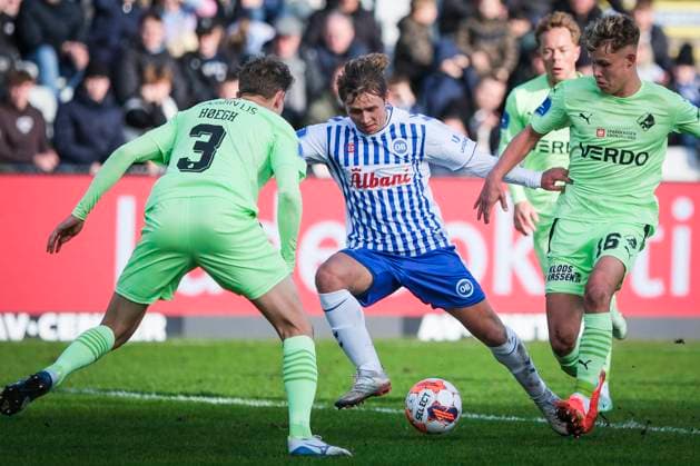 Odense Boldklub v Randers FC, Danish 3F Superliga football, Odense, Denmark Odense, Denmark. 19th, February 2023. Naatan Skytta (7) of Odense Boldklub seen during the 3F Superliga match between Odense Boldklub and Randers FC at Nature Energy Park in Odense. Odense Denmark  Copyright: xGonzalesxPhoto KentxRasmussenx