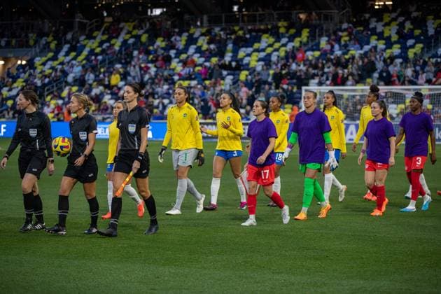 Nashville, USA, February 19th 2023: during the She Believes Cup game between Brazil and Canada at GEODIS Park in Nashville, TN (Georgia Soares SPP) Copyright: xGeorgiaxSoares SPPx spp-en-GeSo-DI4I7238