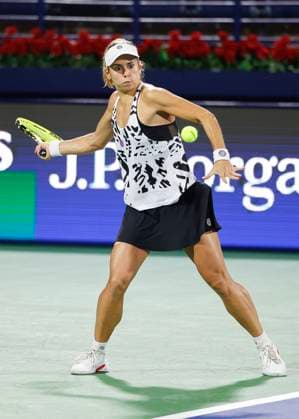 Julia Grabher Tennis Dubai Tennis Championships 2023 WTA Dubai Duty Free Tennis Stadium Dubai United Arab Emirates 20 February 2023 Copyright: xJuergenxHasenkopfx